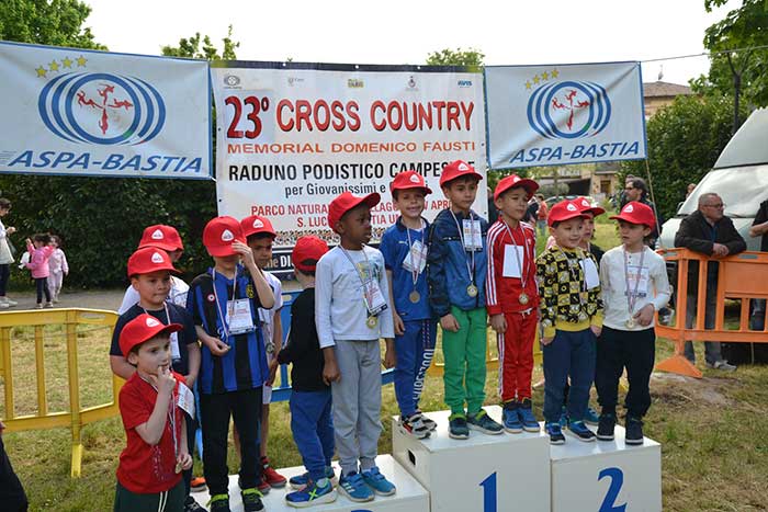 Premiazione della corsa campestre 25 Aprile per giovani e giovanissimi atleti