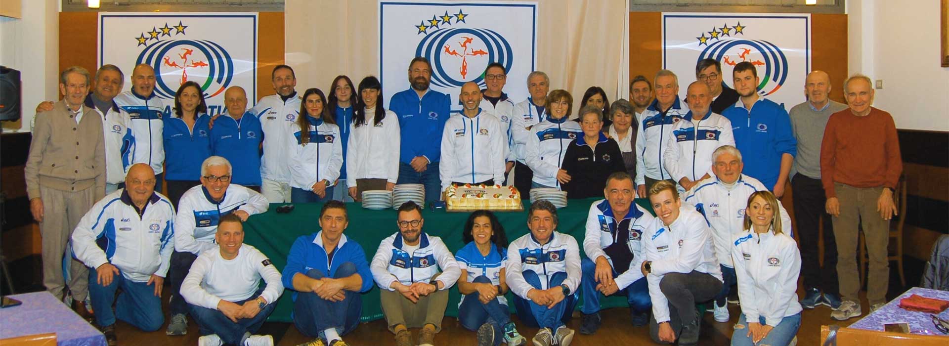 Foto cena sociale annuale festeggiamento fine attività agonistica ASD ASPA Bastia