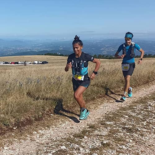 Runner sul percorso del Trail Costa di Trex gara nazionale di Trail Running Fidal/Endas organizzata da ASPA Bastia ogni anno ad agosto