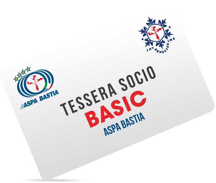 Tessera Socio Basic Aspa Bastia per essere un Socio Sostenitore dell'ASD Podistica di Bastia umbra